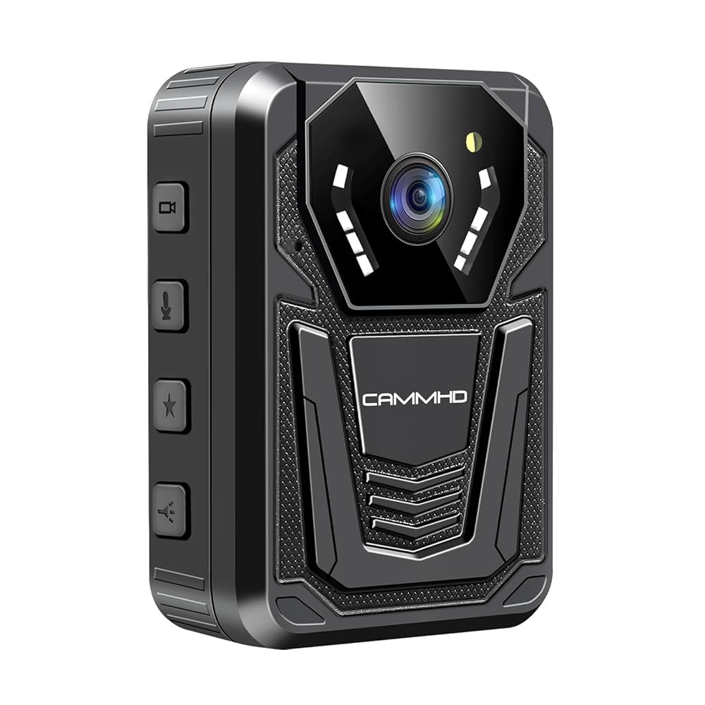Amazon | CAMMHD 4K品質 ボディカメラ 防犯カメラ 64GB 3400mAh